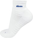 【5月16日2時まで 最大3%OFFクーポン&P最大10倍】 ミカサ MIKASA ショートソックス ホワイト10cm丈 21-23cm メンズ レディース 靴...