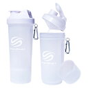 【7月26日2時まで 最大3%OFFクーポン&P最大10倍】 SMARTSHAKE スマートシェイク スマートシェイク シェイカーボトル スリム ホワイト KSS0103