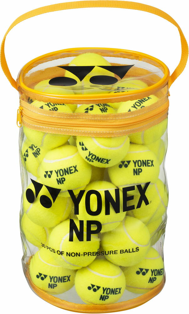 【11月20日から 最大4%OFFクーポン&P最大10倍】 ヨネックス YONEX テニス ノンプレッシャーボール 30個入 練習球 テニスボール 入門用 ビギ...
