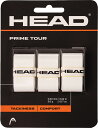 【GW期間限定5月6日まで!P最大10倍】 ヘッド HEAD テニス グリップテープ オーバーグリップ プライムツアー シングルパック 3本入り PRIME T...