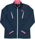 【GW期間限定5月6日まで!P最大10倍】 ルーセント LUCENT テニス Ladies ウォームアップシャツ ネイビー 紺色 防寒着 ウインドブレーカー ト...
