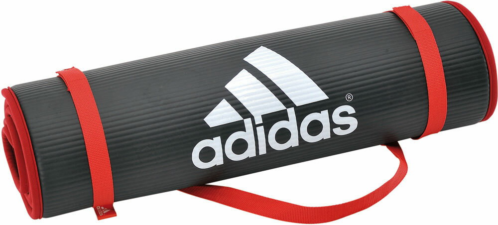 【全品3％OFFクーポン！スーパーセール開始28時間限定！】 adidas アディダス adidas トレーニングマット スポーツ ADMT12235 RD