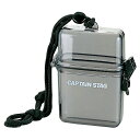【GW期間限定5月6日まで!P最大10倍】 キャプテンスタッグ CAPTAIN STAG アウトドア 防水クリアケース クリアブラック M-9358 M9358