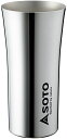 【GW期間限定5月6日まで!P最大10倍】 ソト SOTO アウトドア ステンレスビアタンブラー 400ml ST-BT10 カップ コップ ビール 本格派 泡...