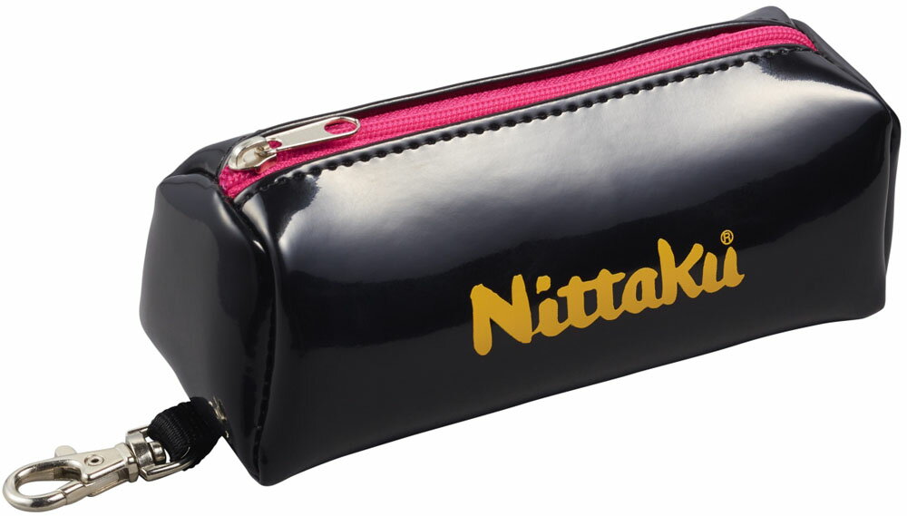 【1/5だけ ポイント最大25倍】 ニッタク Nittaku卓球エナボールケース　ボールケース　エナメル素材　カラビナ付きNL922971