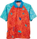 【5月16日2時まで 最大3%OFFクーポン&P最大10倍】 ルーセント LUCENT テニス Uni ゲームシャツ オレンジ 半袖シャツ Tシャツ メンズ レ...