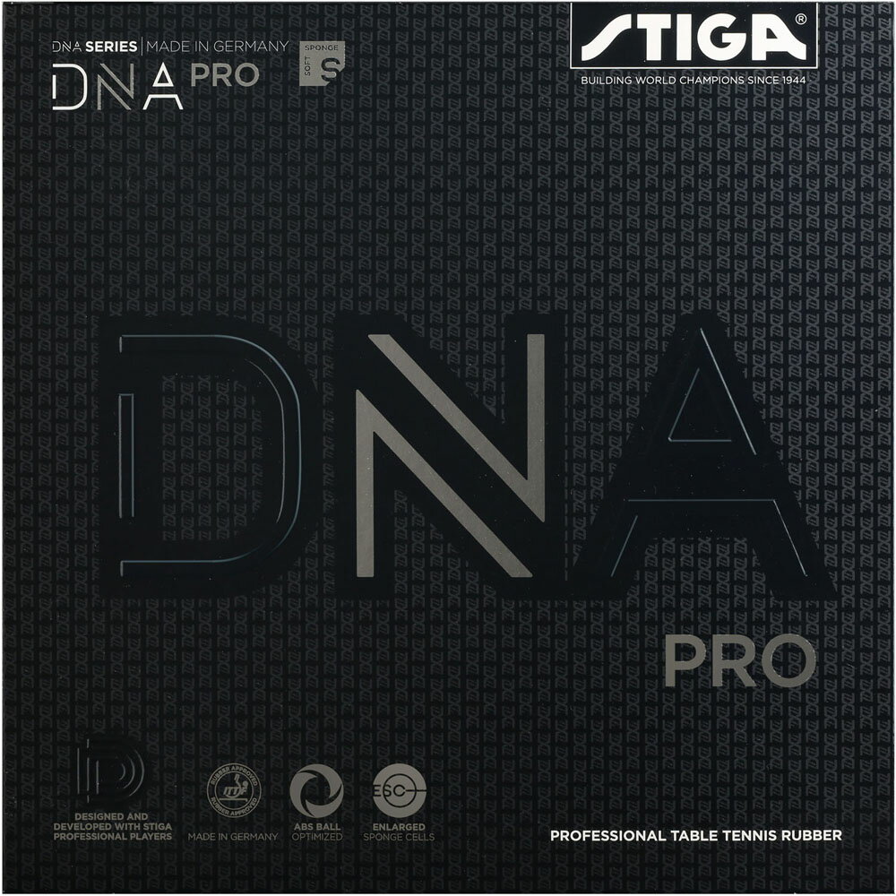 STIGA スティガ 卓球 テンション系裏ソフトラバー DNA プロ S 赤 特厚 1712010521