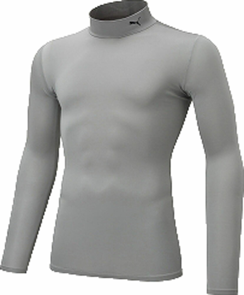 【12月3日20時から 全品5%OFFクーポン&P最大10倍】 プーマ PUMA サッカー コンプレッション モックネック メンズ 男性 ロングスリーブ シャツ...