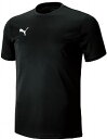【7月18日 最大3%OFFクーポン&P最大10倍】 プーマ PUMA サッカー SS Tシャツ メンズ 半袖 トップス クルーネック ワンポイント ロゴ トレーニング ウェア 練習 部活 クラブ 自主練 吸水速乾 ジム フィットネス 656335 02