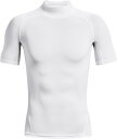 【7月18日 最大3%OFFクーポン&P最大10倍】 アンダーアーマー UNDER ARMOUR UA ヒートギアアーマー コンプレッション モック ショートスリーブ シャツ メンズ 半袖 インナーシャツ アンダーシャツ トレーニングウェア スポーツウェア 1372586 100