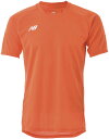 【7月18日 最大3%OFFクーポン&P最大10倍】 ニューバランス New Balance サッカー ゲームシャツ ジュニア用 トップス 半袖 フットボール 吸汗速乾 ドライ ワンポイントロゴ シンプル 試合 練習 トレーニング 部活 チーム キッズ 子供 JJTF0487 ORG
