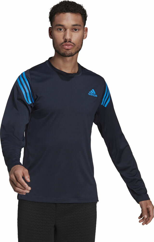 【全品3％OFFクーポン！スーパーセール開始28時間限定！】 adidas アディダス トレーニング アイコン 長袖Tシャツ メンズ シャツ 長袖シャツ トレーニング スポーツ ウェア ウエア 吸湿 ジム Tシャツ シンプル トップス TB367 HC2770