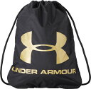 【GW期間限定！5000円以上で3%OFFクーポン】 UNDER　ARMOUR アンダーアーマー UAオージー サックパック 12L ナップサック リュック バッグ 鞄 かばん シューズ1足収納 耐久性 損耗防止 ジム トレーニング 部活 小物入れ 1240539 010