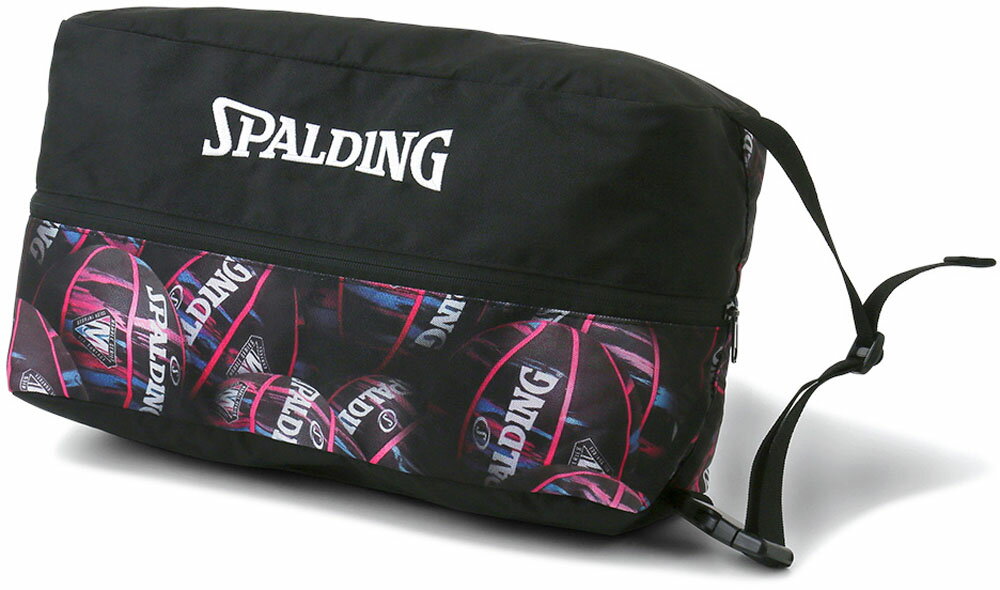 【6/11 2時まで 最大4％OFFクーポン＆P最大10倍 】 SPALDING スポルディング バスケット シューズ バッグ マーブル ブラックネオン 42-002MBN 42002MBN ギフト