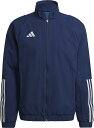 【マラソン期間中 最大4％OFFクーポン＆P最大10倍】 adidas アディダス サッカー ティロ23 C プレゼンテーションジャケット メンズ TIRO23 アウター 上着 フルジップ フットボール 部活 練習 トレーニング チーム 観戦 男性 CT313 HK8046