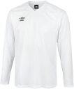 【5月18日 P最大10倍】 アンブロ umbro サッカー サッカー ジュニア 長袖ゲームシャツ UAS6307JL WHT(4)
