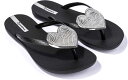 【7月13日10時から P最大10倍】 Ipanema イパネマ WOMENS THONG SANDALS MAXI FASHION II ブラック/シルバー ...