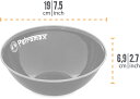 【GW期間限定5月6日まで!P最大10倍】 ペトロマックス Petromax アウトドア エナメルボウル 2ケ入 1000ml ブラック 13894