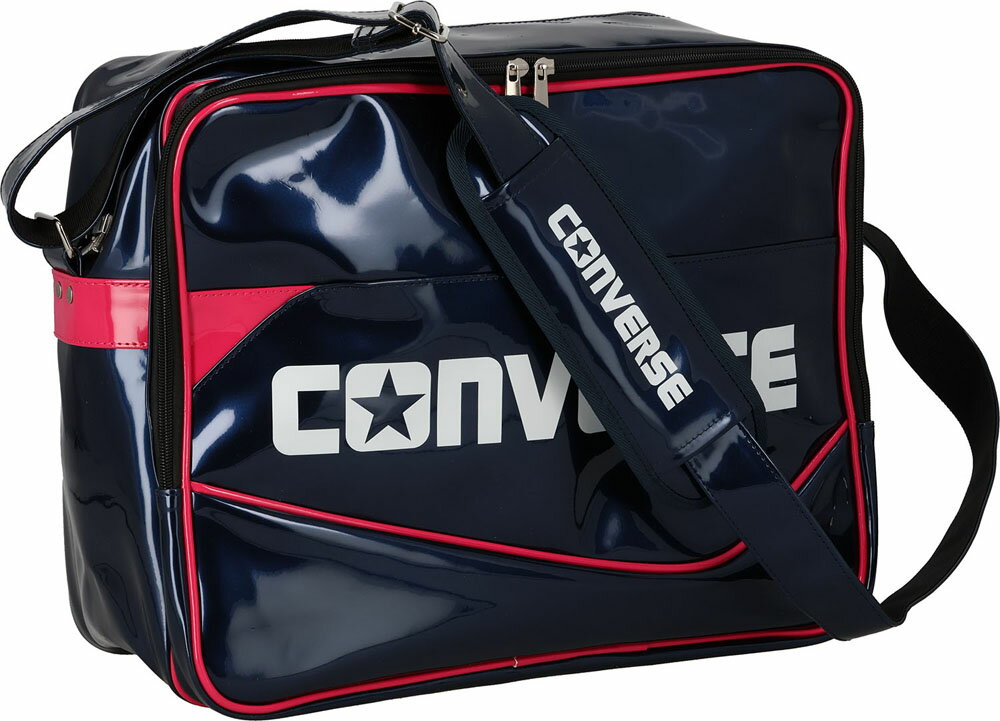 【11月20日から 最大4％OFFクーポン＆P最大10倍】 コンバース CONVERSE エナメルショルダーM バッグ 鞄 バスケットボール ミニバス ケース 収納 スポーツ 部活 学校 ジム トレーニング チーム クラブ C2354053 2911