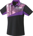 【GW期間限定5月6日まで!P最大10倍】 ヨネックス YONEX テニス ウィメンズゲームシャツ 半袖 トップス ユニフォーム UVカット 吸汗速乾 制電 試...