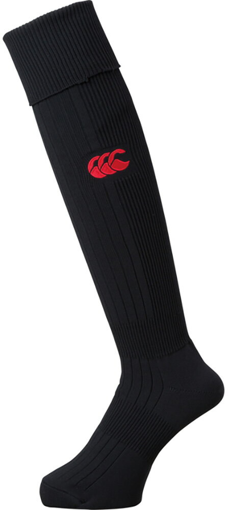  カンタベリー　canterbury ソリッドカラーストッキング STOCKINGS ハイソックス 試合 練習 トレーニング ラグビー ソックス 靴下 ストッキング ラグビー用品 学校 部活 AS08961 BK