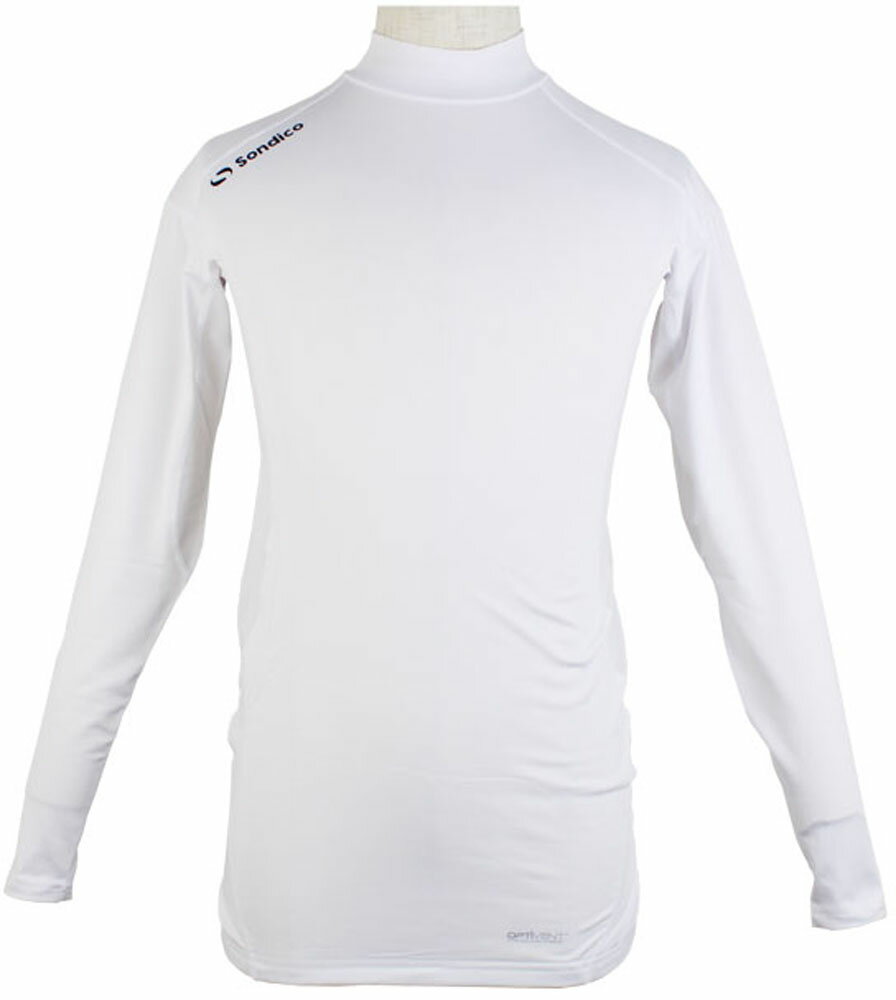 【10/30限定 5000円以上で3%OFFクーポン】 Sondico ソンディコ サッカー ベース モックネック 長袖インナーシャツ サッカー フットサル ウエア インナー シャツ アンダー 長袖 長そで 吸水 速乾 軽量 通気性 20427389 01