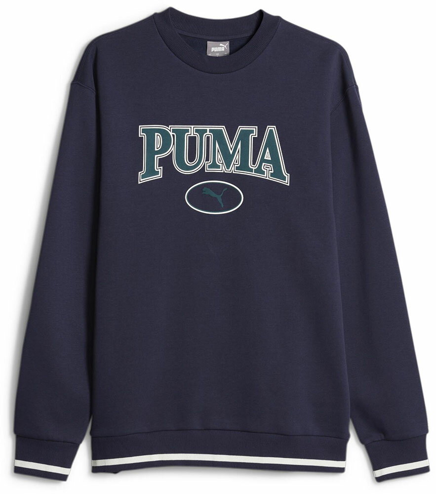 【5月18日限定 最大3%OFFクーポン＆P最大10倍】 PUMA プーマ PUMA SQUAD クルースウェット FL メンズ トレーナー トップス プルオーバー 長袖 スウェット カレッジ 裏起毛 防寒 保温 フィットネス ジム 678400 06