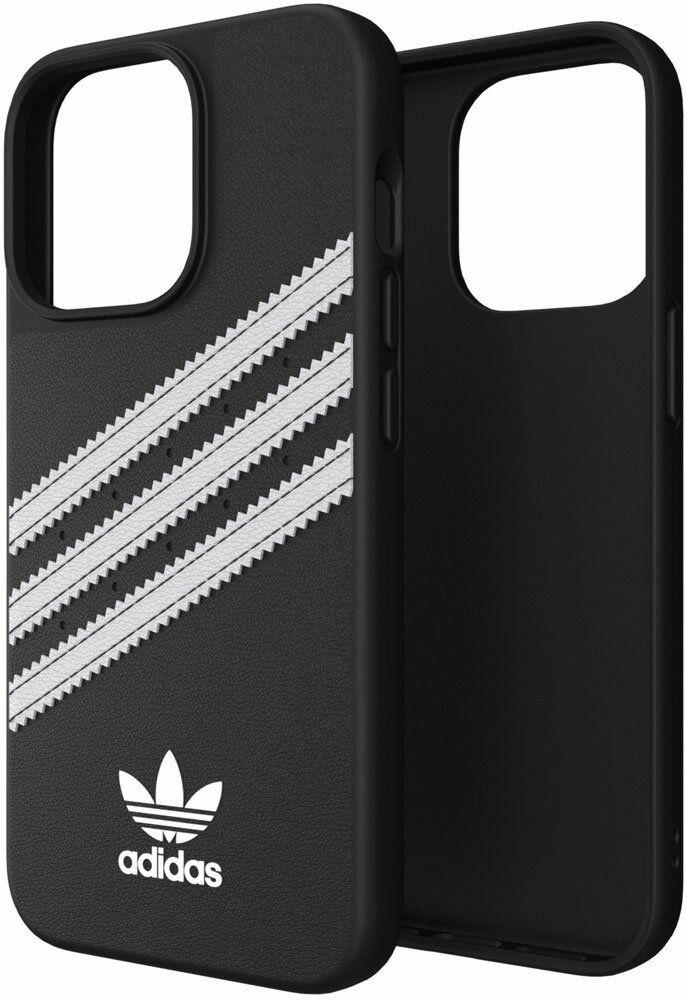 【全品3％OFFクーポン！スーパーセール開始28時間限定！】 adidas アディダス adidas Originals Moulded Case PU FW21 for iPhone 13 Pro black white 47114 GA7426 47114