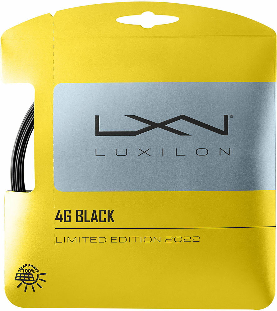 520 P10ܡ Wilson 륽 ƥ˥ LUXILON 4G BLACK 125 ƥ˥ ȥ å ż 饱å   WR83082011