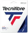 【GW期間限定5月6日まで!P最大10倍】 テクニファイバー Tecnifibre テニス MULTIFEEL1.25 BLACK 硬式テニス ストリング ガッ...