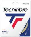 【GW期間限定5月6日まで!P最大10倍】 テクニファイバー Tecnifibre テニス MULTIFEEL1.25 BLACK 硬式テニス ストリング ガッ...