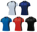 【GW期間限定5月6日まで!P最大10倍】 ウンドウ wundou ユニセックス ラグビーシャツ S〜XXL メンズ レディース 吸汗 速乾 半袖 ハーフスリー...