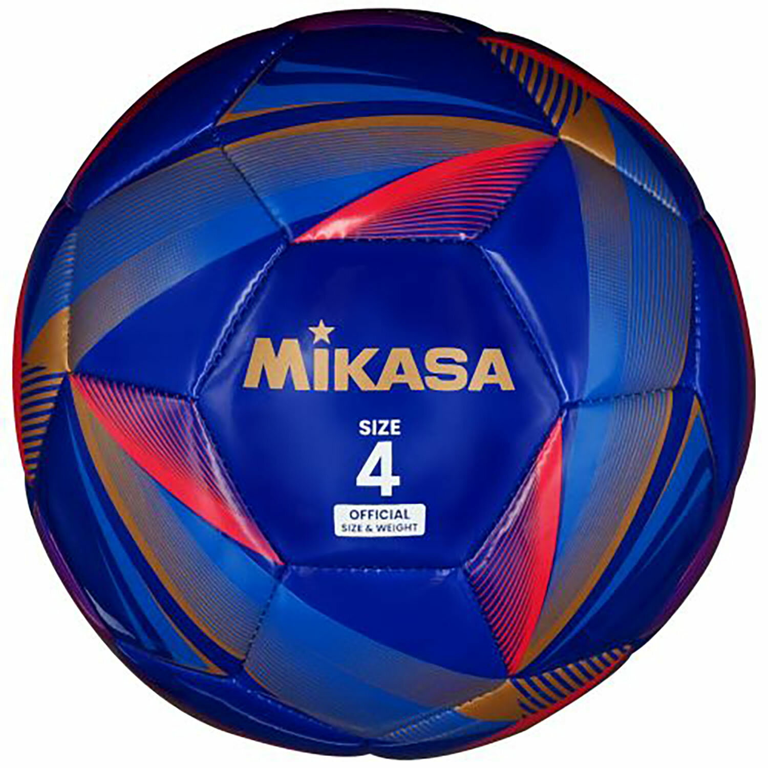 【11月27日2時まで 最大4%OFFクーポン&P最大10倍】 ミカサ MIKASA サッカー マシン縫い4号 レジャー用 ブルー サッカーボール 4号球 レジ...