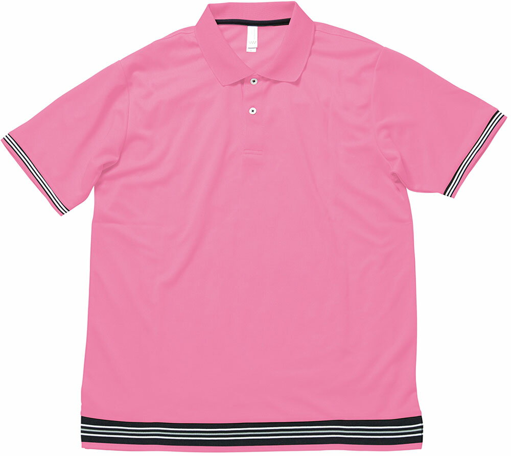 【11月30日 最大4%OFFクーポン&P最大10倍】ボンマックス BONMAX 男女兼用 Tシャツ裾ラインリブポロシャツ メンズ レディース ジュニア 大人 ...