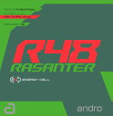  andro アンドロ 卓球 andro テンションラバー RASANTER R48 ラザンター アール48 112280 BK
