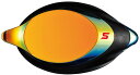 SWANS スワンズ スイミング PREMIUM ANTI - FOG クッション付度付ミラーレンズ SRXバージョン 片眼 1 個 ゴーグル SRXCLMPAF SMOR