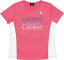 【GW期間限定5月6日まで!P最大10倍】 ルーセント LUCENT テニス Ladies Tシャツ ピンク 桃色 女性用 半袖Tシャツ 吸汗速乾 着替え 練習...