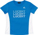 【GW期間限定5月6日まで!P最大10倍】 ルーセント LUCENT テニス Ladies Tシャツ ブルー 青 女性用 半袖Tシャツ 吸汗速乾 着替え 練習着...