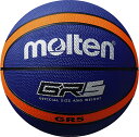 【GW期間限定5月6日まで!P最大10倍】 モルテン molten バスケット GR5 ゴムバスケットボール 5号球 ブルー×オレンジ BGR5BO