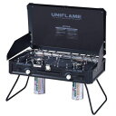 【GW期間限定5月6日まで!P最大10倍】 ユニフレーム UNIFLAME アウトドア ツインバーナーUS-1900 ブラック LTD 防風 火力調整 キャンプ...