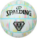スポルディング SPALDING バスケット マーブル ホワイト パステル 85074Z