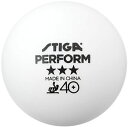 【7月18日 最大3%OFFクーポン&P最大10倍】 スティガ STIGA 卓球 3 スターパフォーム 40+ 6 球入り 1113211006