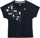 【GW期間限定5月6日まで!P最大10倍】 ルコックスポルティフ le coq sportif テニス 接触冷感グラフィックゲームシャツ LN5SHT50L