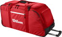 【GW期間限定5月6日まで!P最大10倍】 ウイルソン Wilson テニス SUPER TOUR WILSON RED TRAVEL BAG 2025 RED...