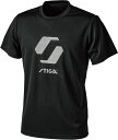 【7月18日 最大3%OFFクーポン&P最大10倍】 スティガ STIGA 卓球 STIGA シリコンロゴ T シャツ ブラック 3L 1840540108