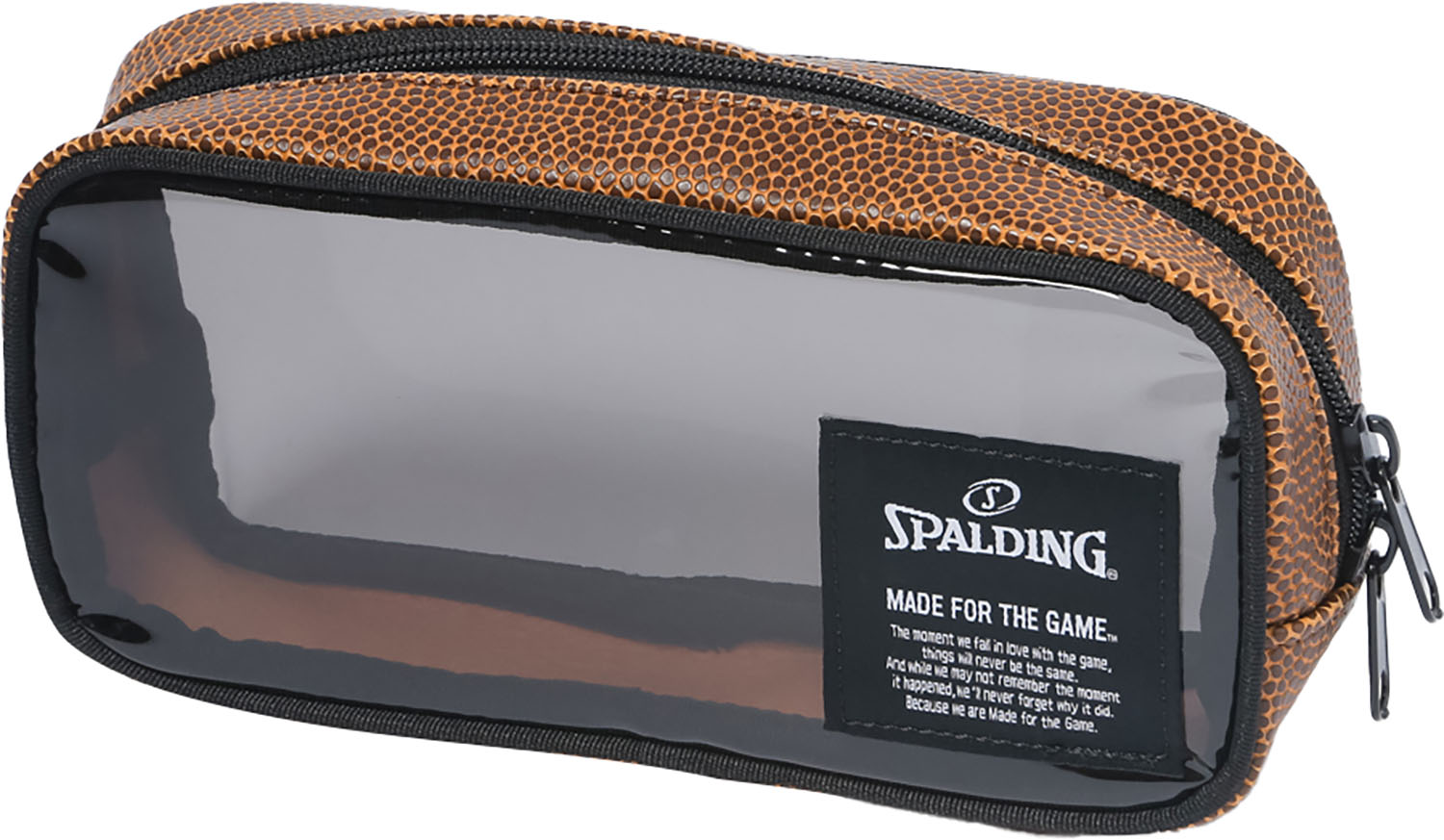 【11月20日から 最大4％OFFクーポン＆P最大10倍】 スポルディング SPALDING バスケット クリア ボール ペンケース ブラック 42009BK