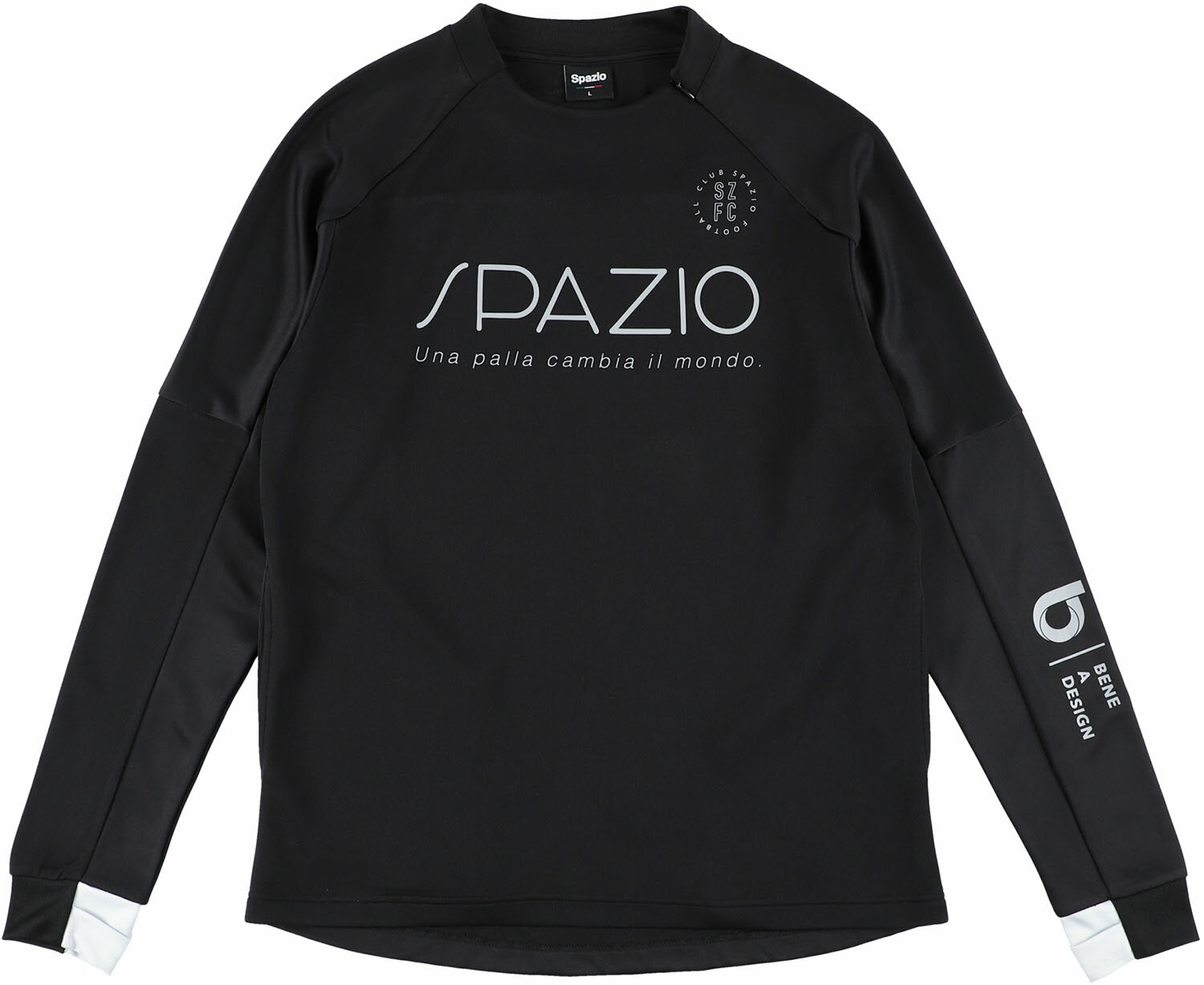 【12月3日20時から 全品5%OFFクーポン&P最大10倍】 スパッツィオ Spazio フットサル 脇パネルミッドトレーニングトップ GE1129