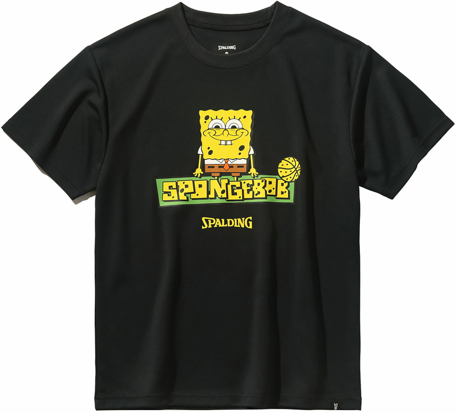 【11月20日から 最大4％OFFクーポン＆P最大10倍】 スポルディング SPALDING バスケット ジュニア T シャツ スポンジ・ボブ ロゴ SJT25061S