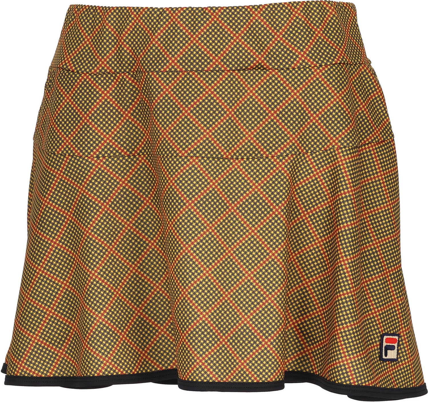 【11月20日から 最大4％OFFクーポン＆P最大10倍】 フィラ FILA テニス スコート レディース ウィメンズ 女性 大人 スカート ボトムス ウェア ロゴ チェック柄 フレアー 部活動 クラブ サークル スクール 練習 試合 大会 EL0218