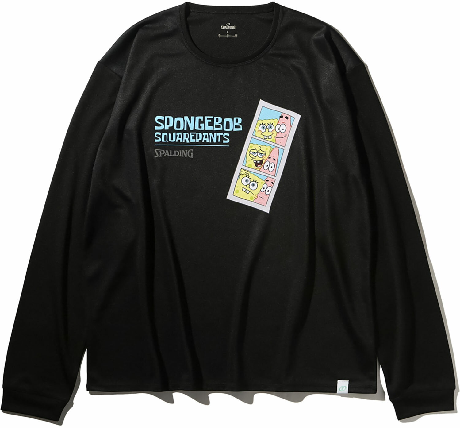 【11月20日から 最大4％OFFクーポン＆P最大10倍】 スポルディング SPALDING バスケット ロングスリーブ T シャツ スポンジ・ボブ フォト SMT25153S